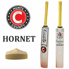 Hunts County Cricket Bat Caerulex HORNET Junior Size Harrow, 6, 5, 4