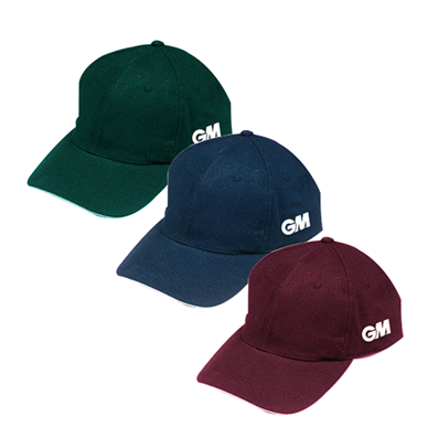 Cricket Baseball Cap Navy/Green/Maroon