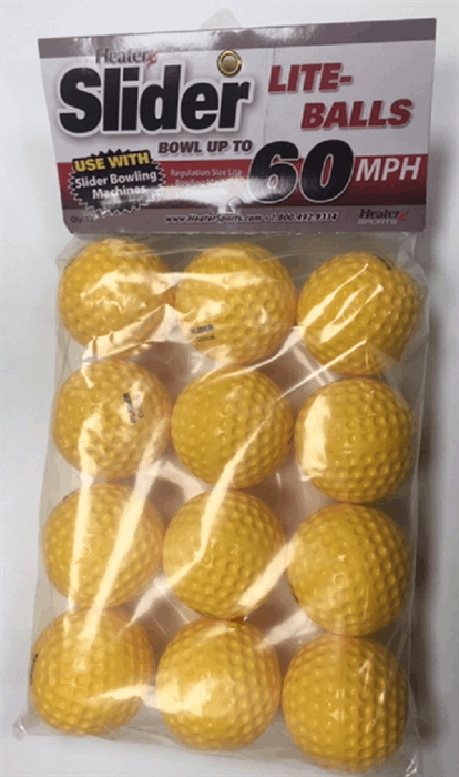 Bowling Machine Spare Light Balls - Pack of 12