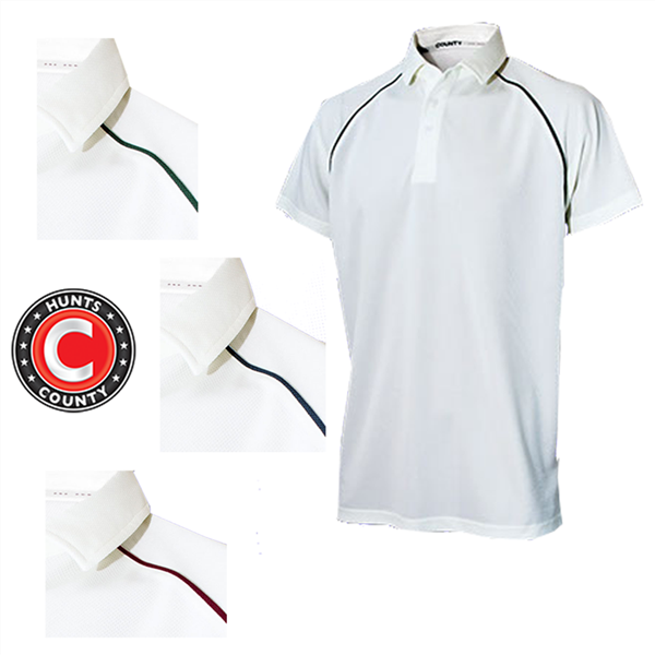 Cricket White Shirt Turbo - Various Trims Adult - _1