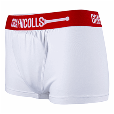 Gray Nicolls Jock Trunks with Abdo Pouch  White 