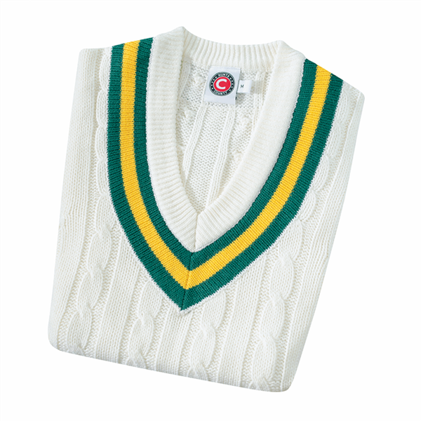 Cricket Slipover Knitted Trimmed Adult - Junior_3