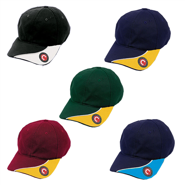Cricket Baseball Mesh Caps Various Colour Trim_2