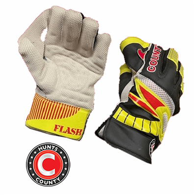 Cricket Wicket Keeping Gloves Flash Adult REDUCED