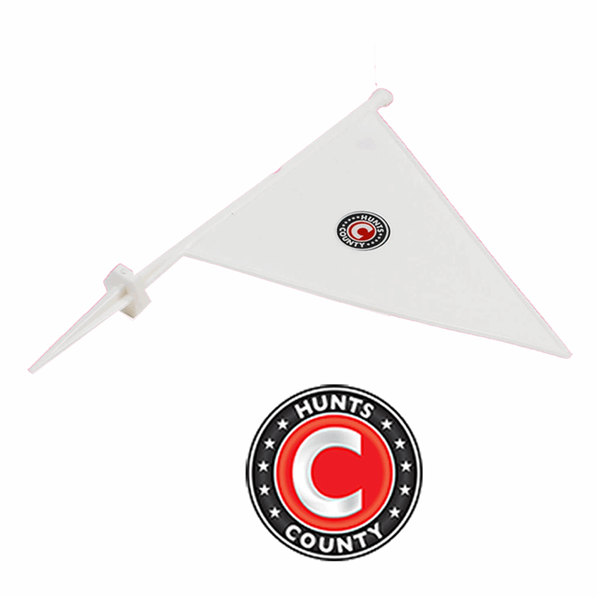 Cricket Boundary Marking Flags White (Pack of 10)_1