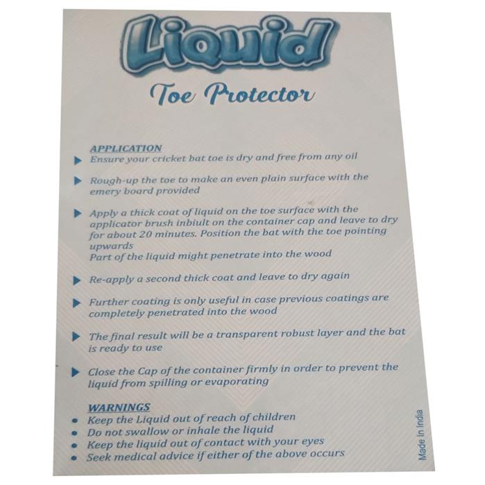Cricket Bat Liquid Toe Protector _2