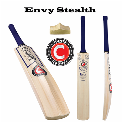 Cricket Bat Envy Stealth Junior Size FREE A/Scuff
