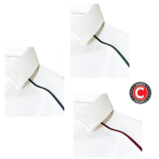 Cricket White Shirt Turbo - Various Trims Adult - _2