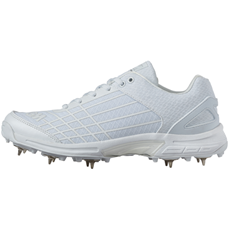 GM Cricket Shoes Spikes Icon White - Adults _3