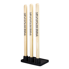 Kookaburra Cricket Practice Wooden Stumps/Base - A_1