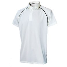 Cricket White Shirt Turbo - Various Trims Adult - _4