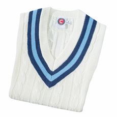 Cricket Slipover Knitted Trimmed Adult - Junior_5