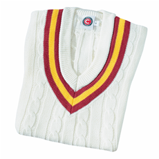 Cricket Slipover Knitted Trimmed Adult - Junior_2