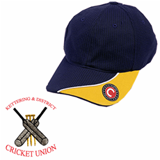 Cricket Cap Navy/Gold Kettering District