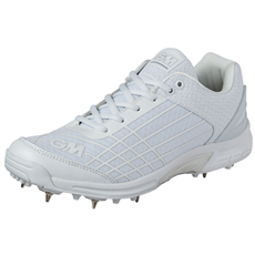 GM Cricket Shoes Spikes Icon White - Adults 
