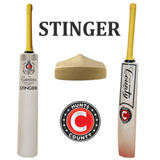 Cricket Bat Caerulex STINGER Junior FREE Antiscuff